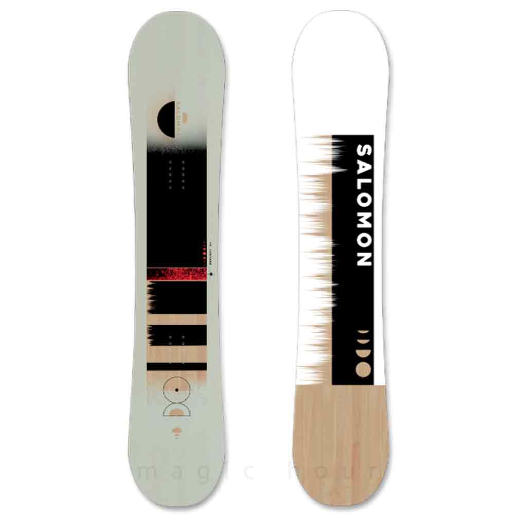 スノーボード 板 メンズ 単品 2024 SALOMON サロモン REFLECT MEN オールラウンド グラトリ ハイブリッド キャンバー ボード ワイド パーク 木目 お洒落 黒 緑 TR-SLMSB-24RFLCT-M-149 SALOMON(サロモン) 4