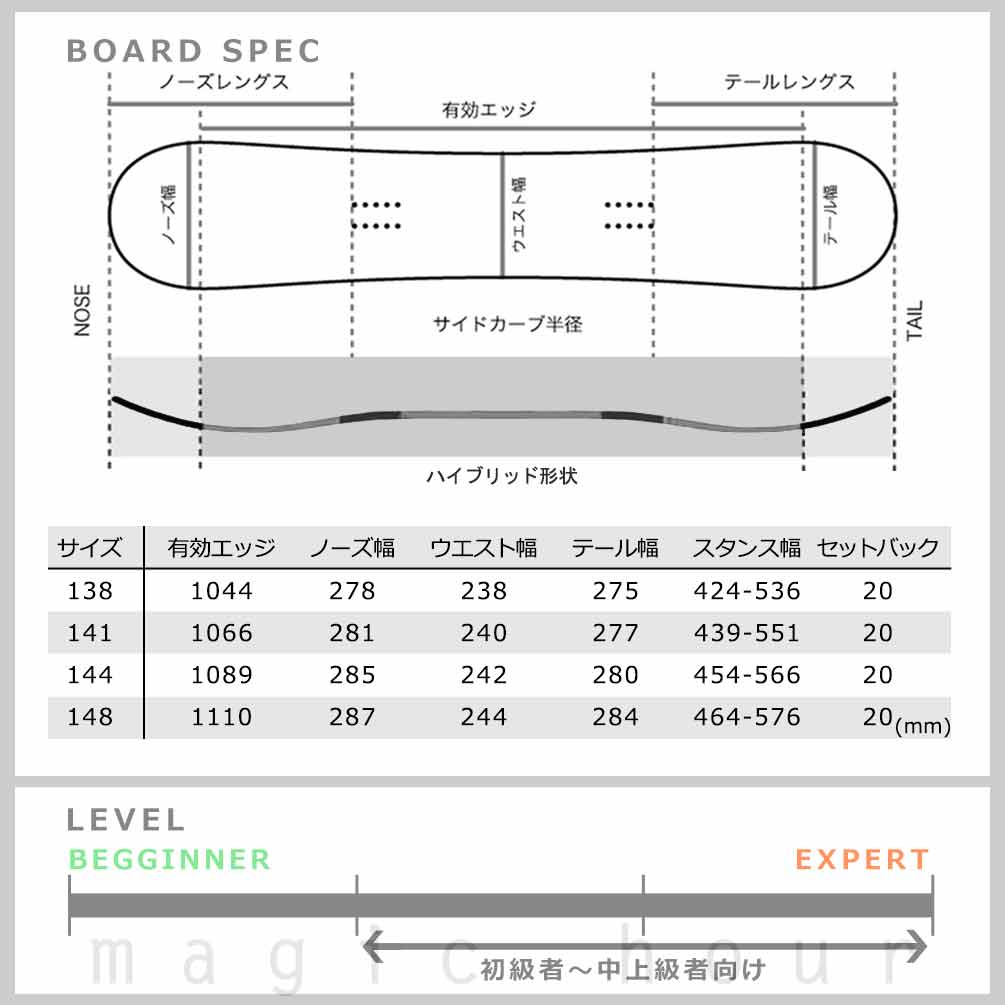 スノーボード 板 レディース 単品 サロモン ブリス 2026 SALOMON BLISS ハイブリッド キャンバー ボード テーパード ディレクショナル パウダー カービング 白 TR-SLMSB-26BLISS-138 SALOMON(サロモン) 3
