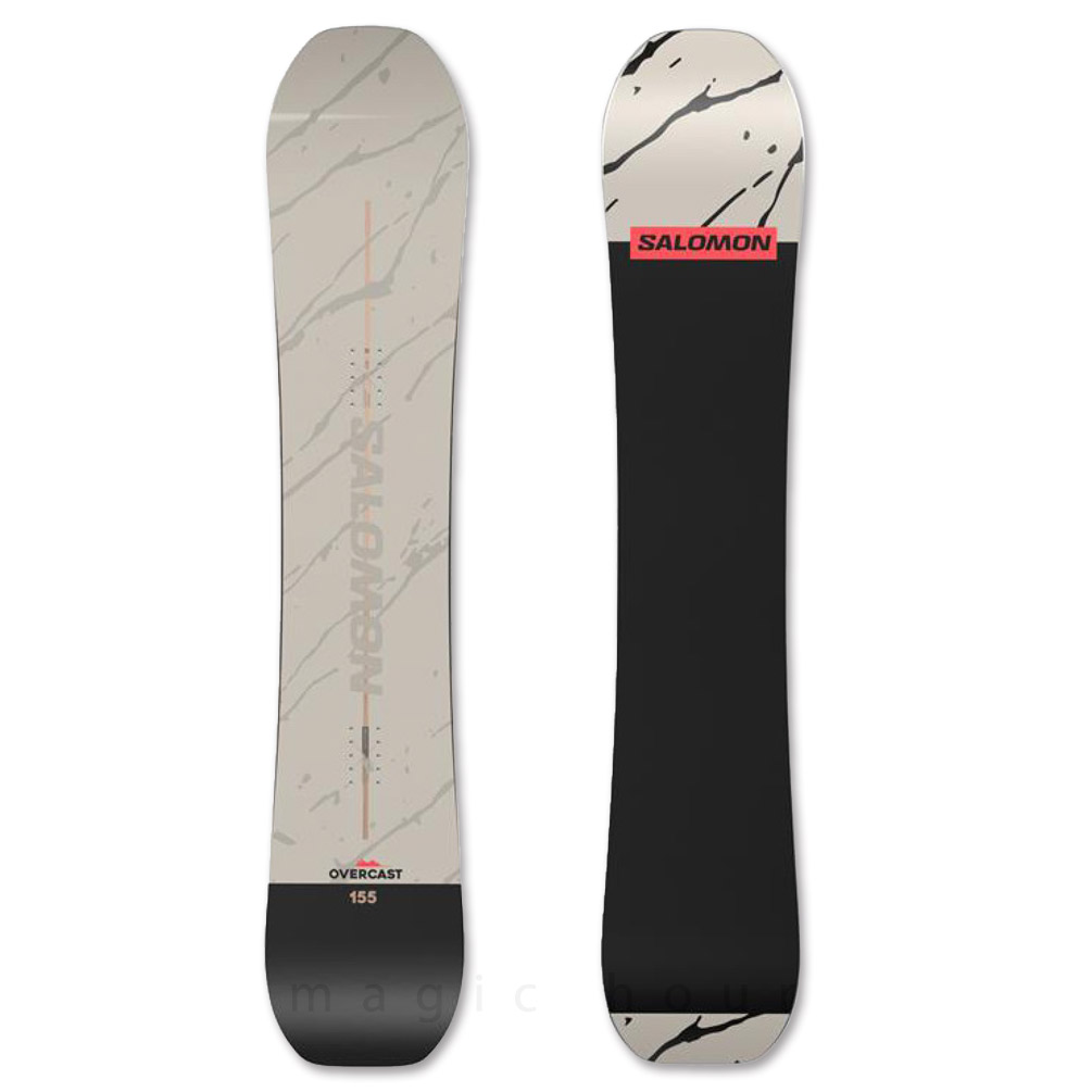 スノーボード 板 メンズ 単品 2026 サロモン オーバーキャスト SALOMON OVERCAST パウダーボード オールラウンド ハイブリッド キャンバー ボード ベージュ TR-SLMSB-26OVERCST-147 SALOMON(サロモン) 4