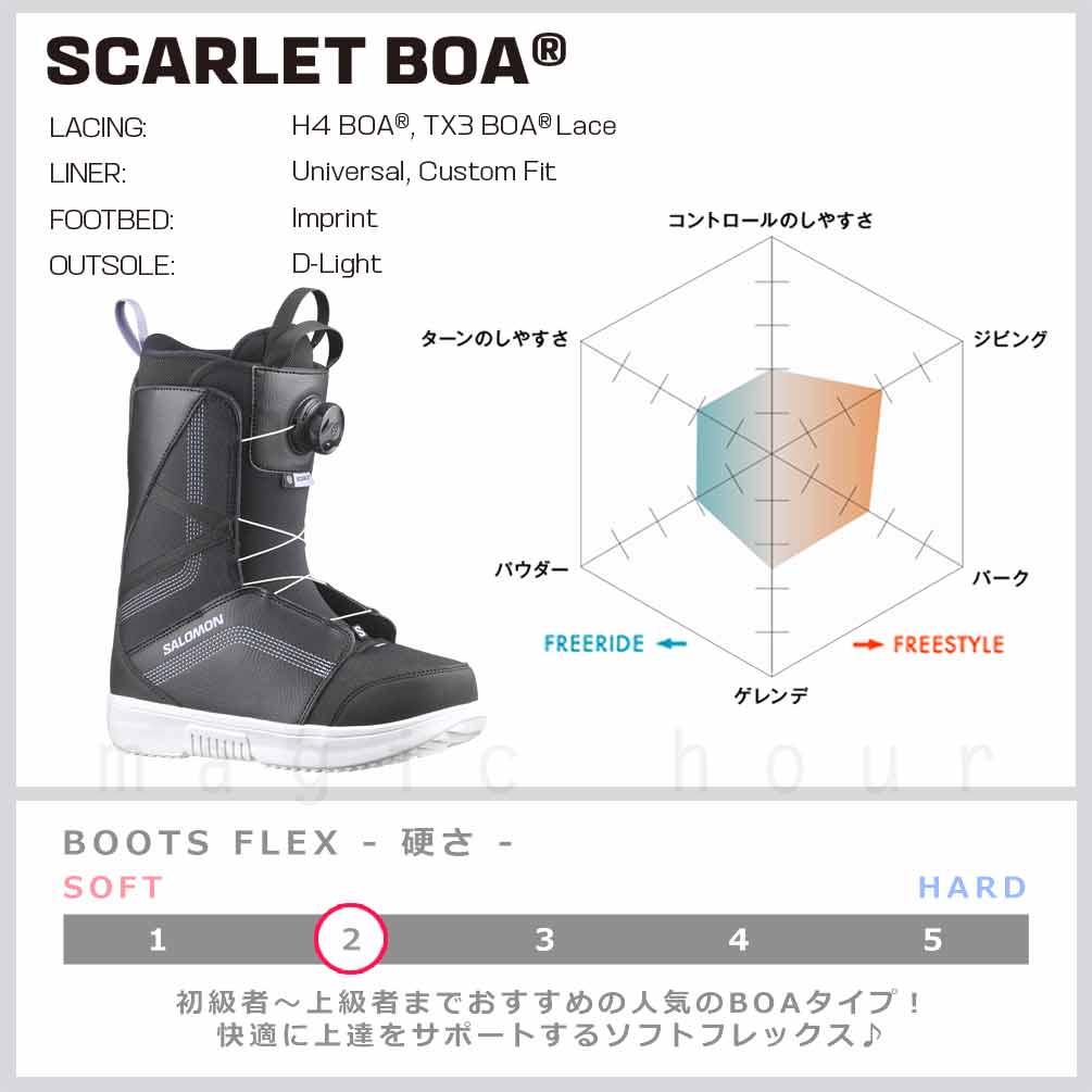 スノーボード 板 レディース 3点 セット スノボ ビンディング ブーツ サロモン SALOMON REFLECT 2026 ブランド グラトリ ハイブリッド キャンバー ボード お洒落 TR-SLMSB-26RFW-3ST-135-22 SALOMON(サロモン) 5