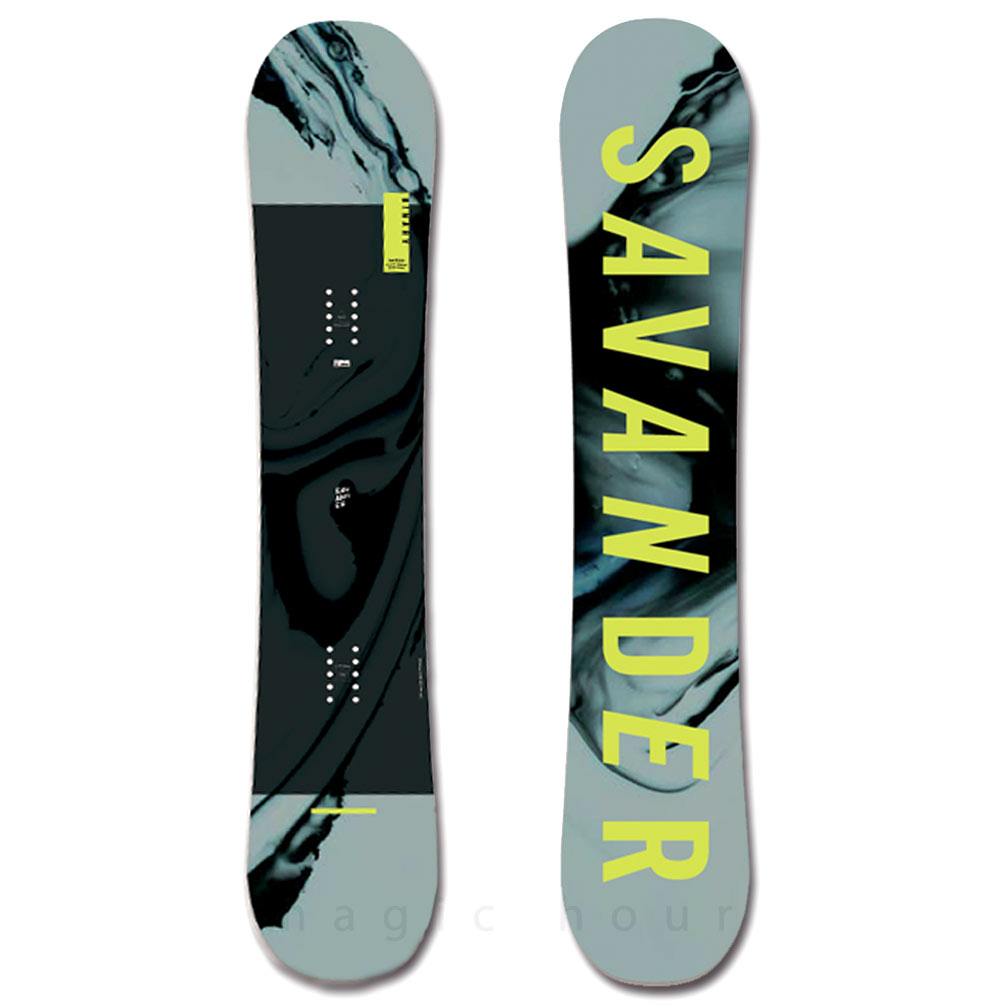スノーボード 板 メンズ 2点 セット SAVANDER サバンダー BINARY 2nd FACE 2021 スノボー 初心者 ハイブリッド キャンバー ボード お洒落 ブランド ブルー TR-SVSB-21BN2M-ST2-148 SAVANDER(サバンダー) 1