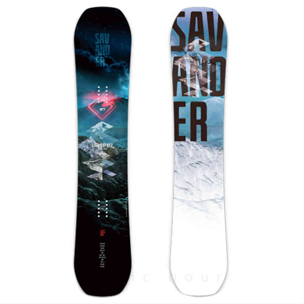 スノーボード 板 メンズ 2点 セット SAVANDER サバンダー LIGHT STUFF 2nd FACE 2021 スノボー 初心者 ハイブリッド キャンバー ボード お洒落 ブランド ブルー TR-SVSB-21LTS2-ST2-149 SAVANDER(サバンダー) 1