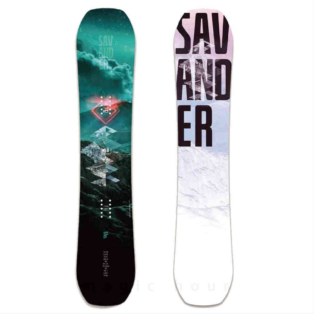 スノーボード 板 レディース 単品 SAVANDER サバンダー MEE 2nd FACE 2021モデル スノボー 初心者 ダブル キャンバー ボード お洒落 ブランド 黒 ブラック TR-SVSB-21MEE2ND-139 SAVANDER(サバンダー) 4