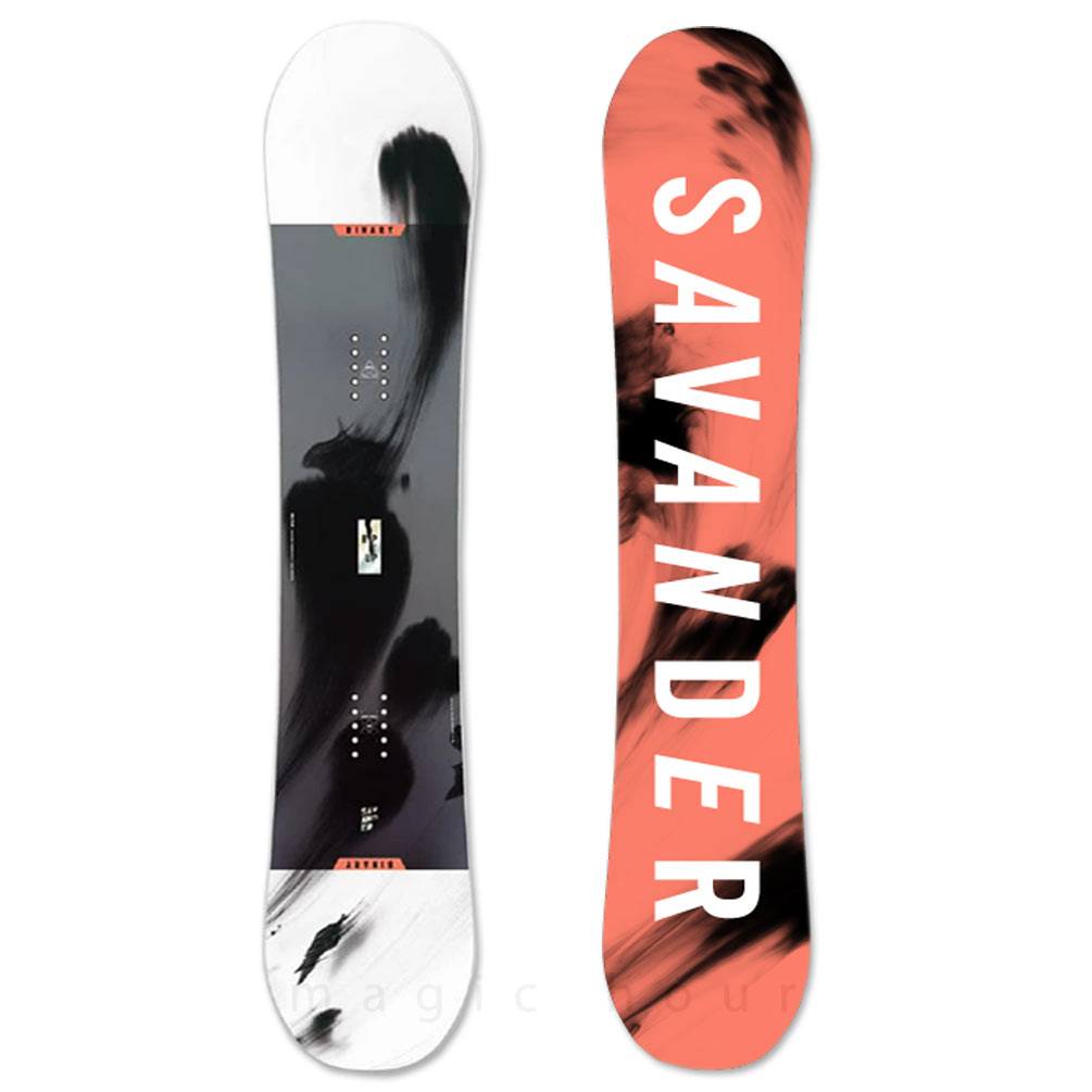 スノーボード 板 レディース 単品 SAVANDER サバンダー BINARY 2nd FACE 2023モデル スノボー 初心者 ハイブリッド キャンバー ボード お洒落 ブランド 白 TR-SVSB-23BNRY2NDW-138 SAVANDER(サバンダー) 4