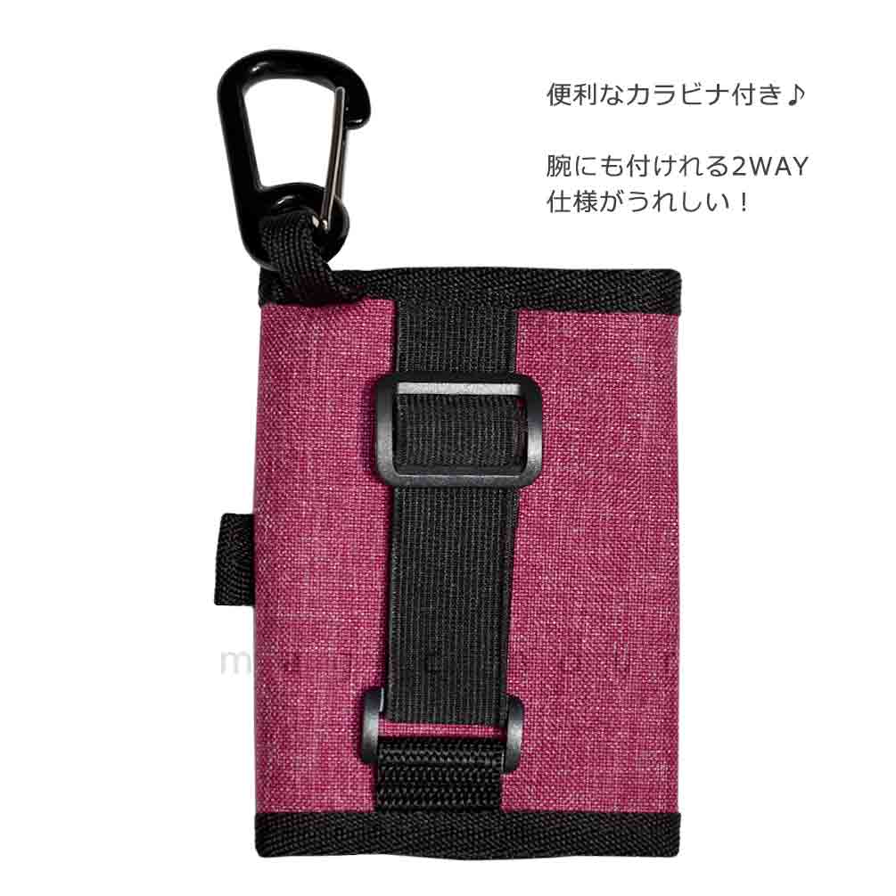 送料無料 パスケース リフト券入れ スキー スノボー チケットホルダー 腕まき スノーボードアクセサリー ROUZE ラウズ コンパクト ウォレットタイプ カラビナ付き U-RZA701-B-DCAMO-F ROUZE(ラウズ) 1